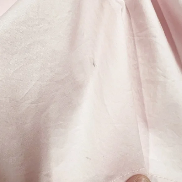 MONICA NERA Womens Pink Cotton Artelier Made to Order Tiered Mini Dress Size M - Picture 6 of 10